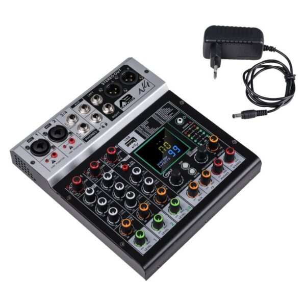 A3 Audio Nano4 4-channel USB,BT with Digital Effects Mixer - Image 4