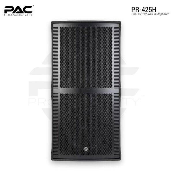 PR-425H Dual 15" two-way loudspeaker